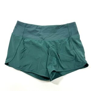 Lululemon Run Times Short II 4 Inch Green